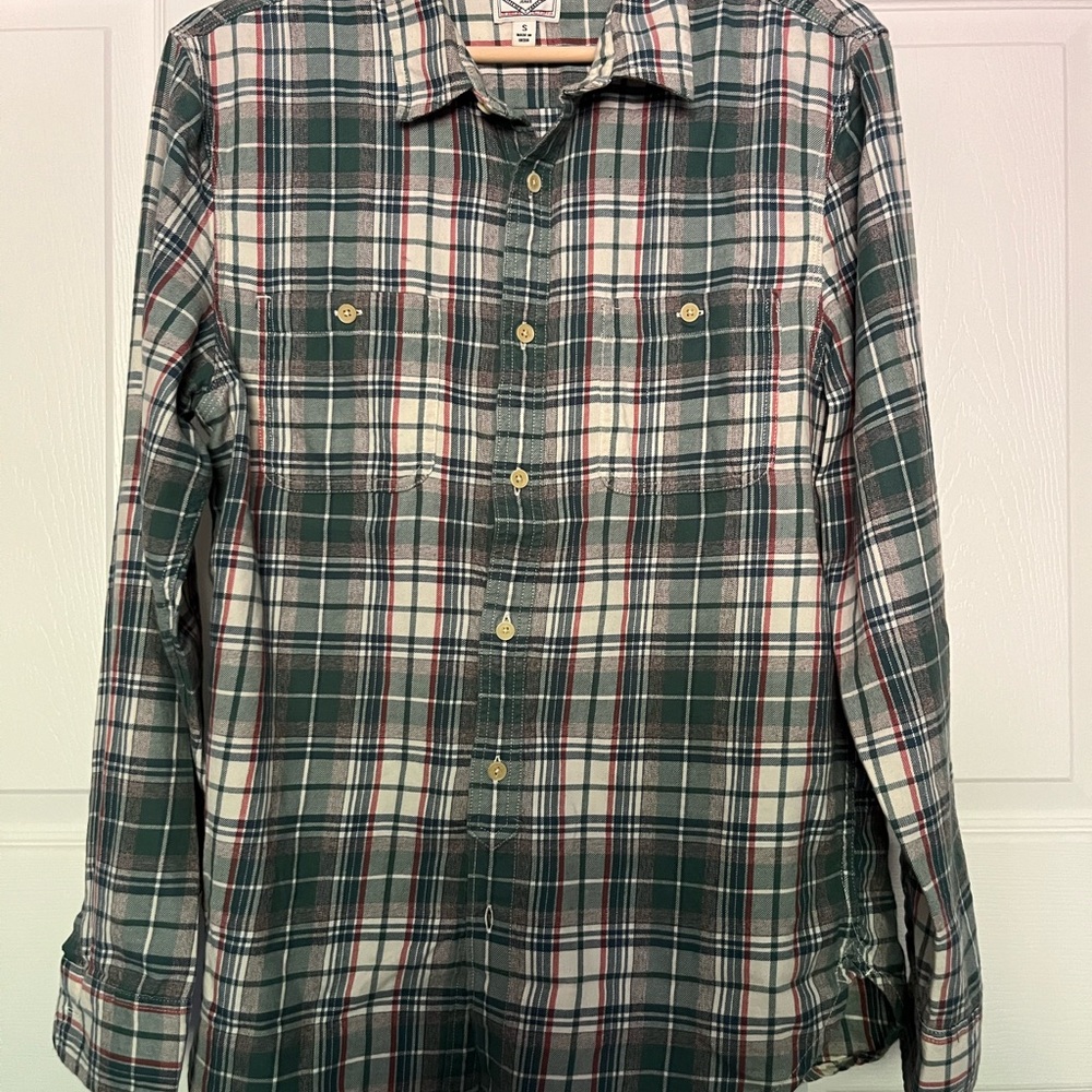 Lucky Brand - Green Plaid Men's Shirt
